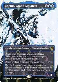 MTG Phyrexia: All Will Be One Unctus, Grand Metatect (Showcase) (Step-and-Compleat Foil)