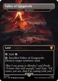 MTG Commander: The Lord of the Rings: Tales of Middle-earth Valley of Gorgoroth - Wasteland