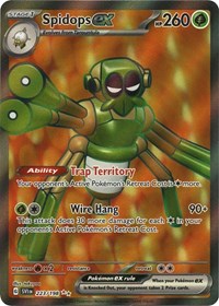 pokemon SV01: Scarlet & Violet Base Set Spidops ex - 223/198