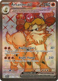 pokemon SV01: Scarlet & Violet Base Set Arcanine ex - 224/198