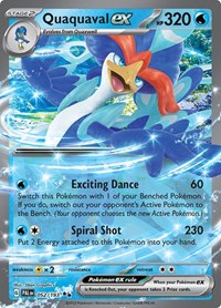 pokemon SV02: Paldea Evolved Quaquaval ex - 052/193