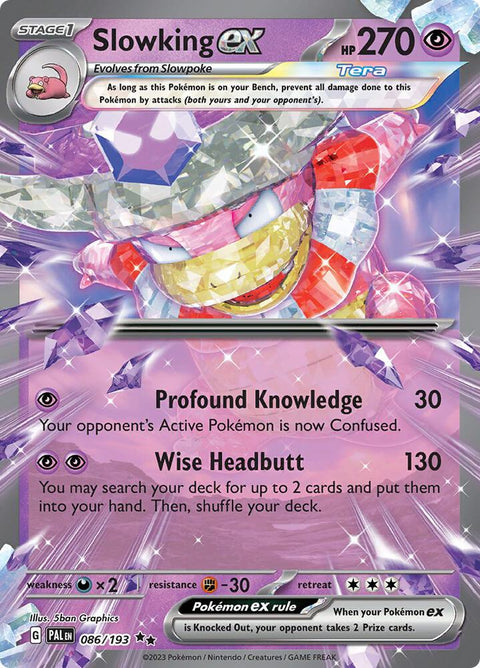 Slowking ex - 086/193 - Pokemon SV02: Paldea Evolved