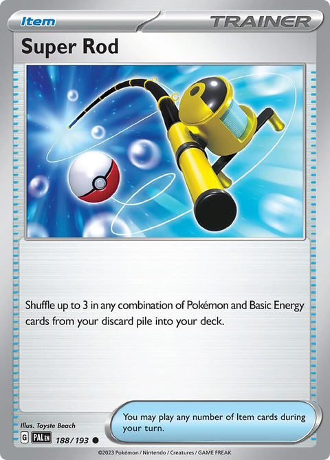 Super Rod - 188/193 - Pokemon SV02: Paldea Evolved