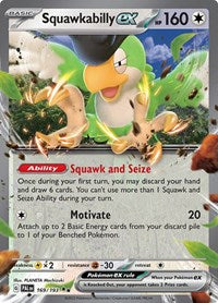 pokemon SV02: Paldea Evolved Squawkabilly ex