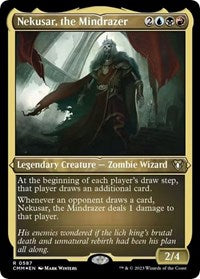 MTG Commander Masters Nekusar, the Mindrazer (Foil Etched)