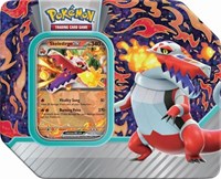 pokemon Miscellaneous Cards & Products Paldea Partners Tin [Skeledirge ex]