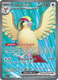 pokemon SV03: Obsidian Flames Pidgeot ex - 217/197