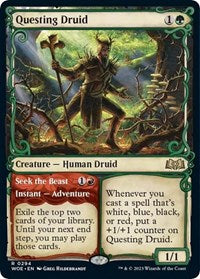 MTG Wilds of Eldraine Questing Druid (Showcase)