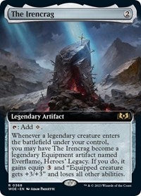 MTG Wilds of Eldraine The Irencrag (Extended Art)