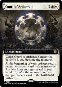 MTG Commander: Wilds of Eldraine Court of Ardenvale (Extended Art)