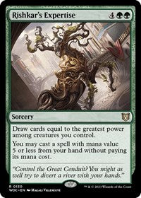 MTG Commander: Wilds of Eldraine Rishkar's Expertise