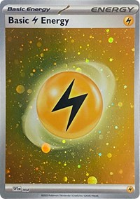 pokemon SV01: Scarlet & Violet Base Set Basic Lightning Energy (Cosmos Holo)