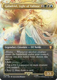 MTG Commander: The Lord of the Rings: Tales of Middle-earth Galadriel, Light of Valinor (Borderless)