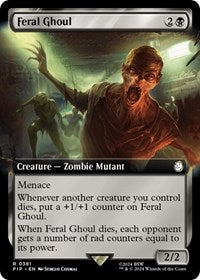 MTG Universes Beyond: Fallout Feral Ghoul (Extended Art)