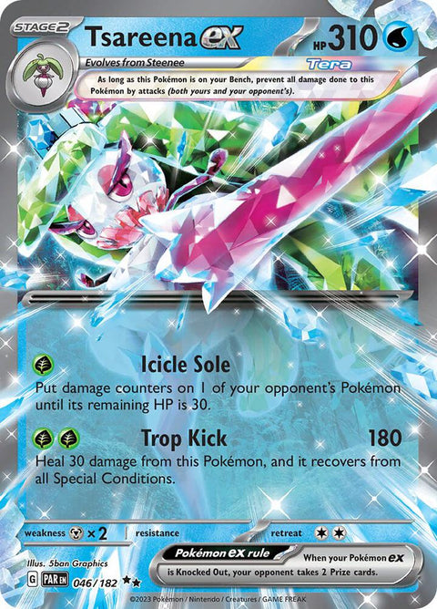 Tsareena ex - 046/182 - Pokemon SV04: Paradox Rift