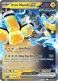 pokemon SV04: Paradox Rift Iron Hands ex - 070/182