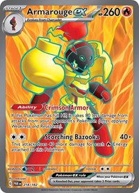 pokemon SV04: Paradox Rift Armarouge ex - 218/182