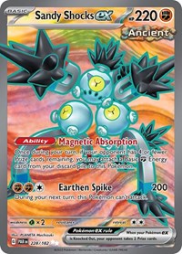 pokemon SV04: Paradox Rift Sandy Shocks ex - 228/182