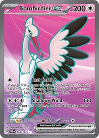 pokemon SV04: Paradox Rift Bombirdier ex - 234/182