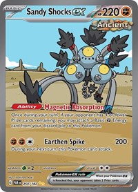 pokemon SV04: Paradox Rift Sandy Shocks ex - 250/182