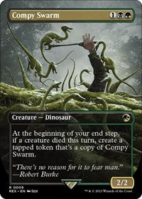 MTG Universes Beyond: Jurassic World Collection Compy Swarm (Borderless)