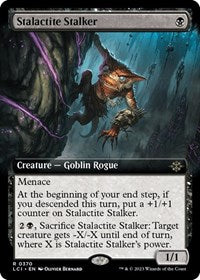 MTG The Lost Caverns of Ixalan Stalactite Stalker (Extended Art)