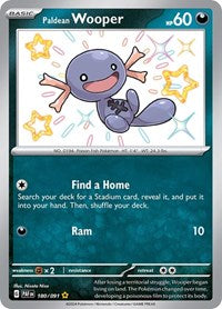 pokemon SV: Paldean Fates Paldean Wooper - 180/091