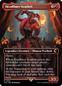 MTG Ravnica: Clue Edition Headliner Scarlett (Borderless)