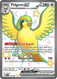 pokemon SV: Paldean Fates Pidgeot ex