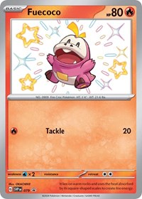 pokemon SV: Scarlet & Violet Promo Cards Fuecoco - 079