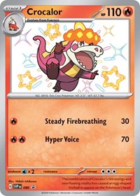 pokemon SV: Scarlet & Violet Promo Cards Crocalor - 080