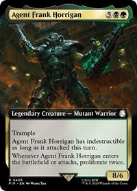 MTG Universes Beyond: Fallout Agent Frank Horrigan (Extended Art)