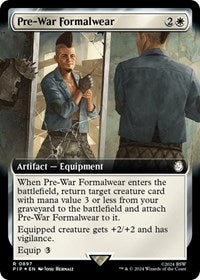 MTG Universes Beyond: Fallout Pre-War Formalwear (Extended Art) (Surge Foil)