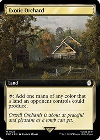 MTG Universes Beyond: Fallout Exotic Orchard (Extended Art) (Surge Foil)