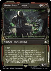 MTG Universes Beyond: Fallout Mysterious Stranger (Showcase)