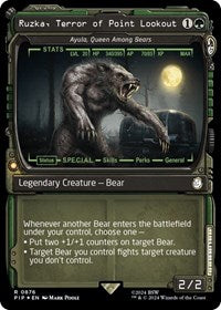 MTG Universes Beyond: Fallout Ruzka, Terror of Point Lookout - Ayula, Queen Among Bears (Showcase) (Surge Foil)