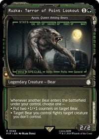 MTG Universes Beyond: Fallout Ruzka, Terror of Point Lookout - Ayula, Queen Among Bears (Showcase)