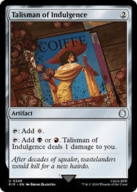 MTG Universes Beyond: Fallout Talisman of Indulgence