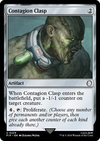 MTG Universes Beyond: Fallout Contagion Clasp