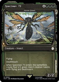 MTG Universes Beyond: Fallout Specimen 73 - Hornet Queen (Showcase)