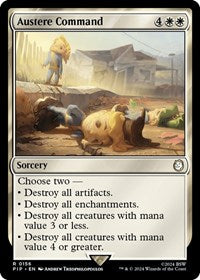 MTG Universes Beyond: Fallout Austere Command