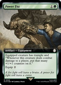 MTG Universes Beyond: Fallout Power Fist (Extended Art) (Surge Foil)