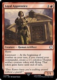 MTG Universes Beyond: Fallout Loyal Apprentice