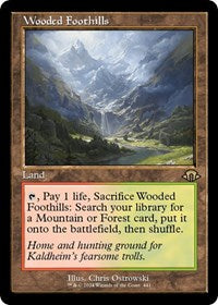 MTG Modern Horizons 3 Wooded Foothills (Retro Frame)