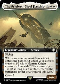 MTG Universes Beyond: Fallout The Prydwen, Steel Flagship (Extended Art) (Surge Foil)