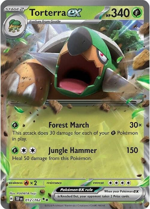 Torterra ex - 012/162 - Pokemon SV05: Temporal Forces