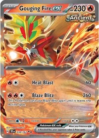 pokemon SV05: Temporal Forces Gouging Fire ex - 038/162