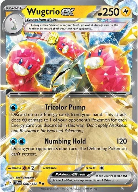 Wugtrio ex - 060/162 - Pokemon SV05: Temporal Forces