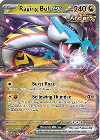 pokemon SV05: Temporal Forces Raging Bolt ex - 123/162