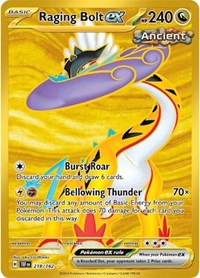 pokemon SV05: Temporal Forces Raging Bolt ex - 218/162